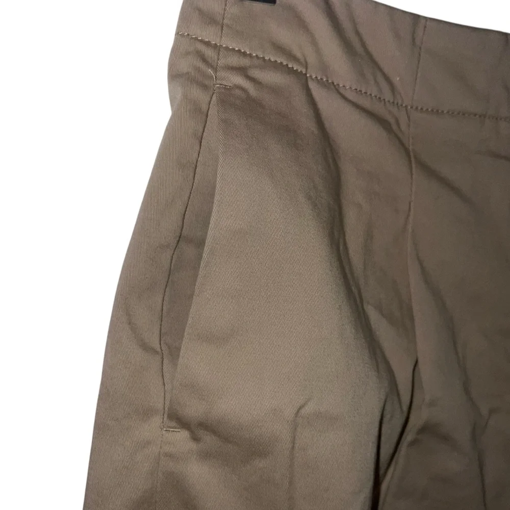 Zara Tan High Waisted Pleated Ankle Pants Size L - Picture 10 of 14